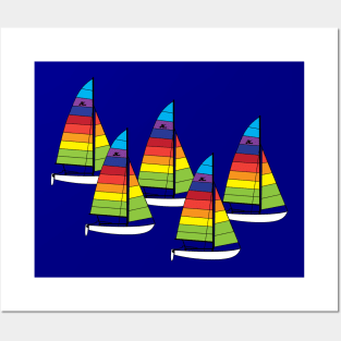 Hobie 16 Catamaran Sailboat Posters and Art